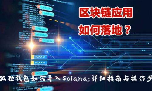 小狐狸钱包如何导入Solana:详细指南与操作步骤
