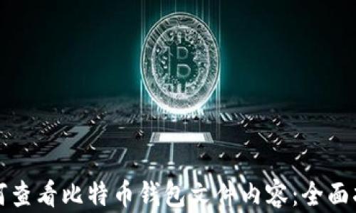 
如何查看比特币钱包文件内容：全面指南